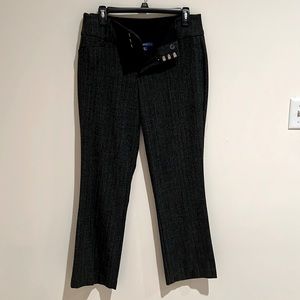 Dark grey professional pants - boot cut size 8P